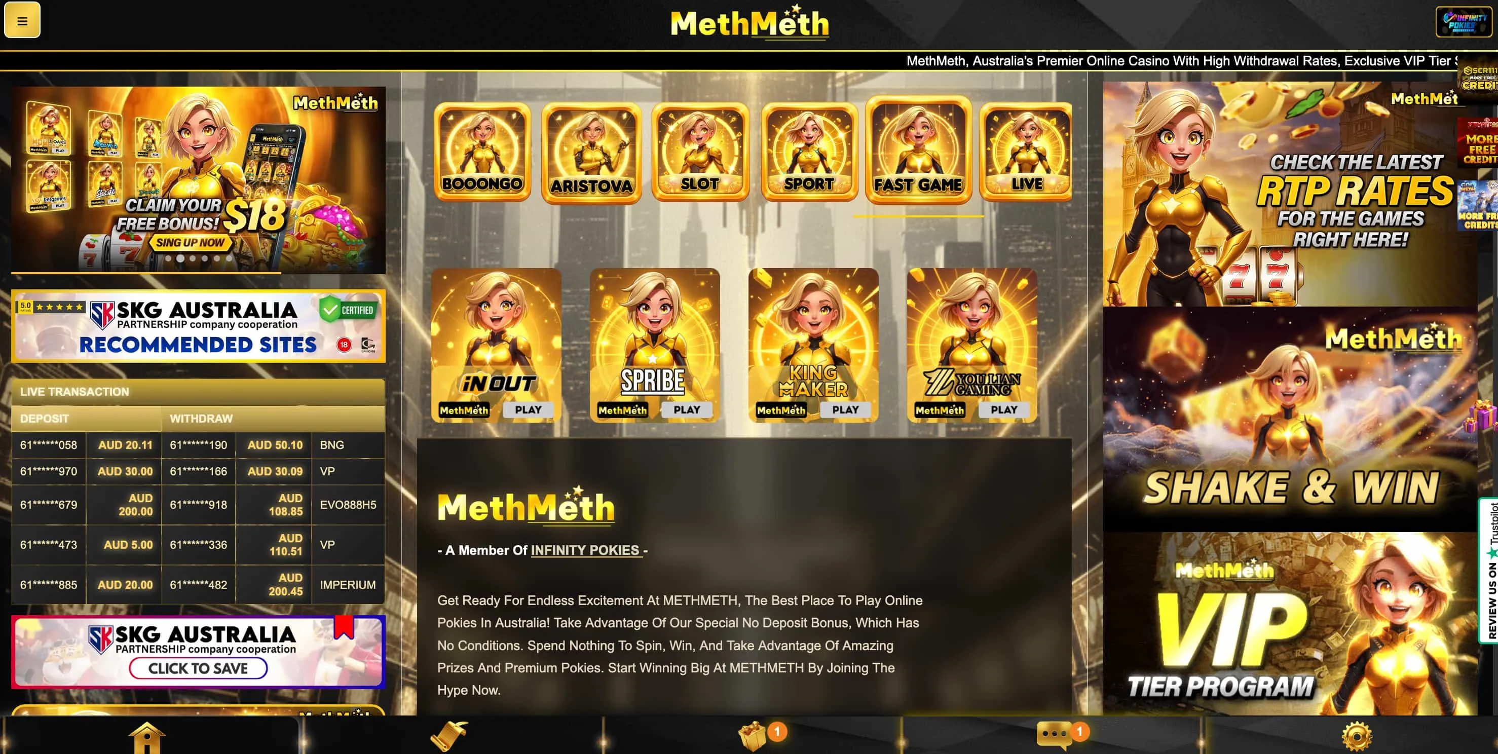 Games: Pokies, Live Casino and Providers Games: Pokies, Live Casino and Providers